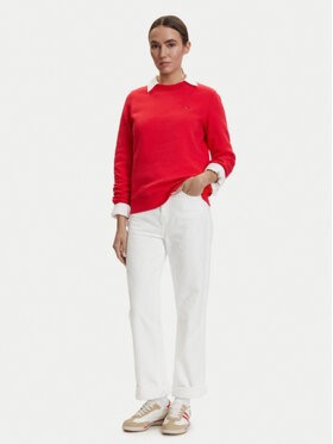 Tommy Jeans Bluza DW0DW19959 Czerwony Regular Fit