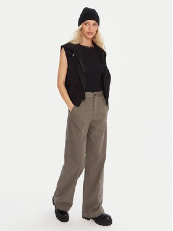 G-Star Raw Spodnie materiałowe Deck 2.0 D26432-E078 Zielony Wide Leg