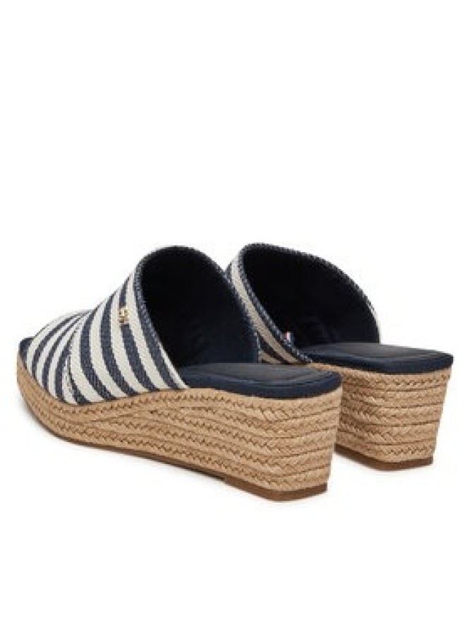 Tommy Hilfiger Espadryle Nautical Stripes Espadrille Mule FW0FW08666 Kolorowy