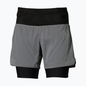 Spodenki do biegania damskie Mizuno Trail Multipocket 2in1