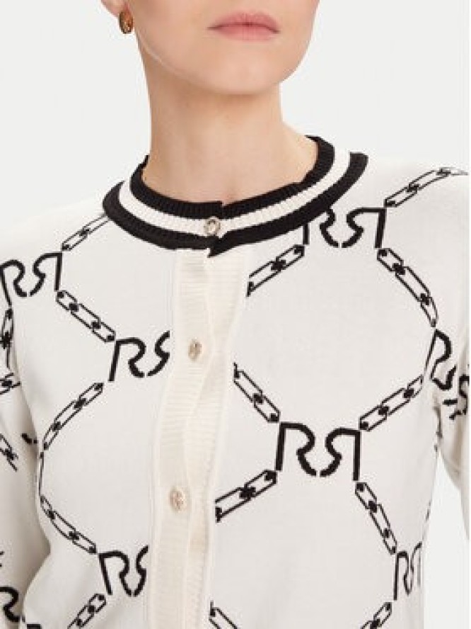 Rinascimento Kardigan CFM0012074003 Biały Regular Fit