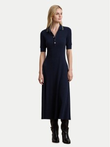 LAUREN RALPH LAUREN Sukienka codzienna 200957638001 Granatowy Slim Fit