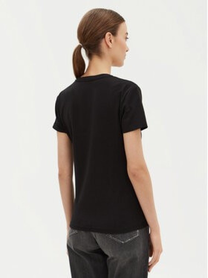 Fracomina T-Shirt FP25ST3007J401N5 Czarny Regular Fit