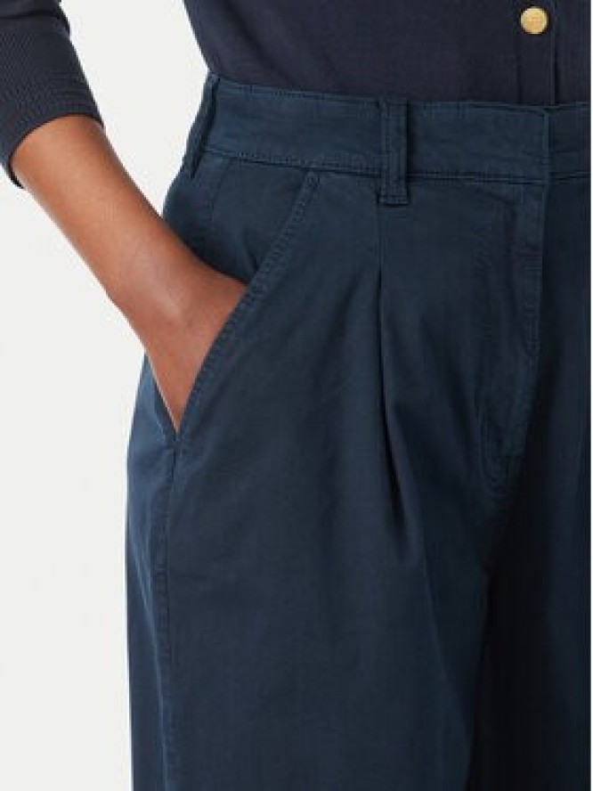 Tommy Jeans Spodnie materiałowe DW0DW21698 Granatowy Wide Leg