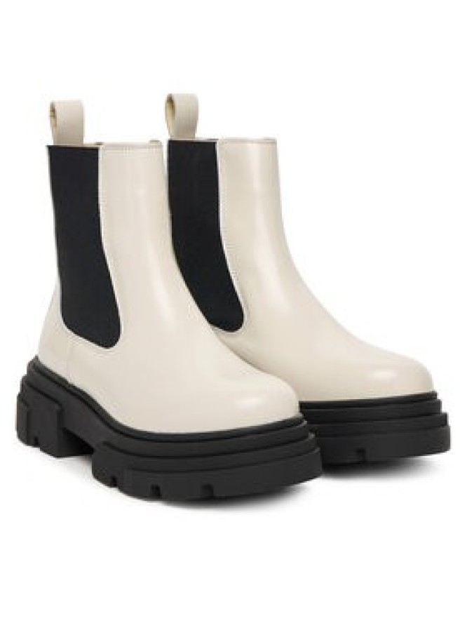 Tommy Hilfiger Sztyblety Shiny FW0FW09042 Beżowy