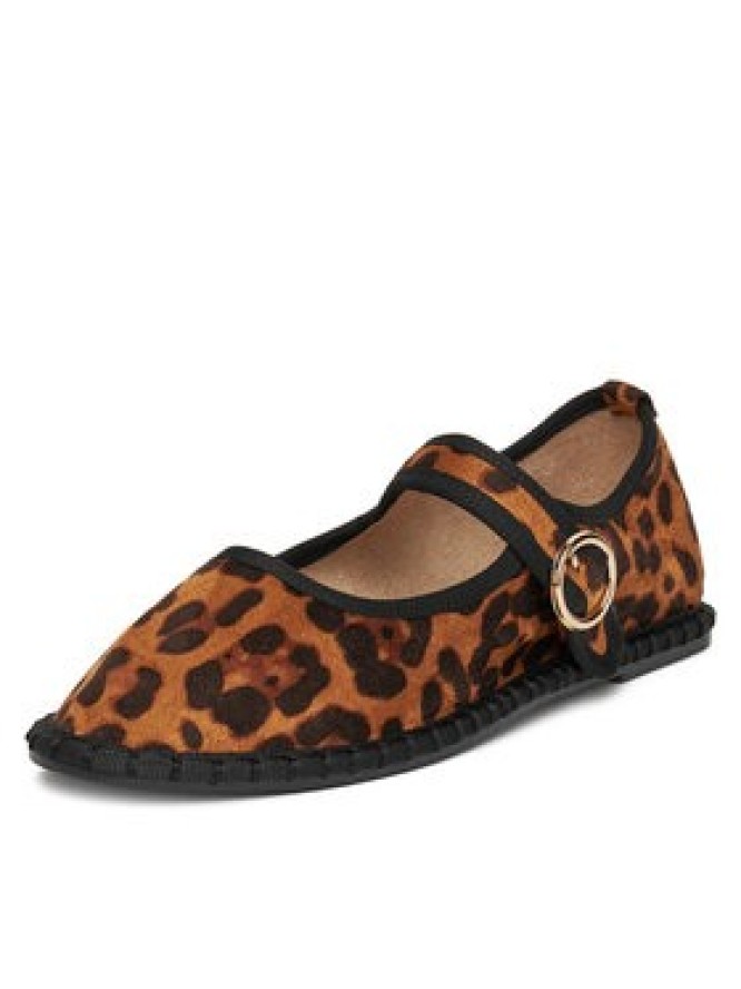 JENNY Baleriny HY60163-11 Brązowy