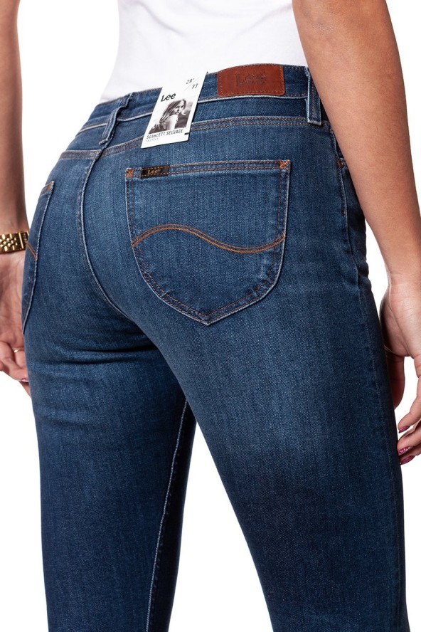 LEE SCARLETT SELVAGE ROEBLING WORN L31RBDMJ