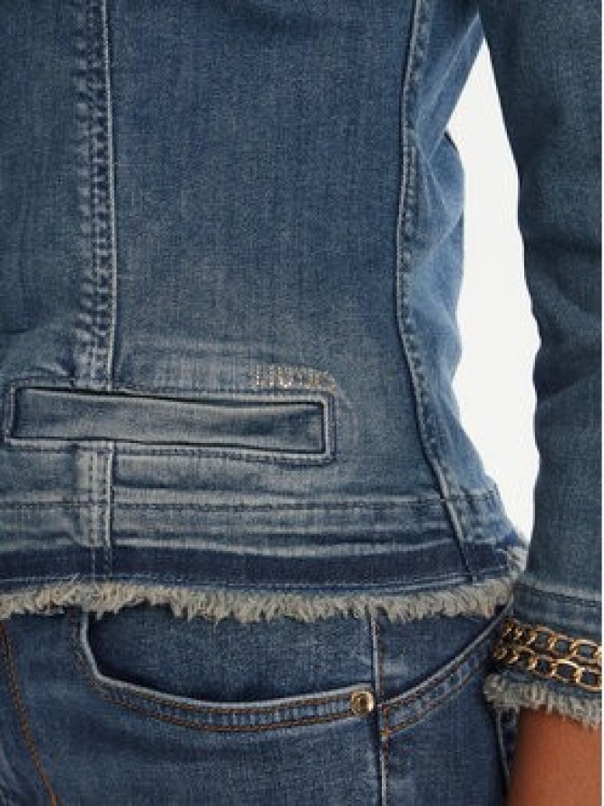 Liu Jo Kurtka jeansowa UXX039 D4128 Granatowy Regular Fit