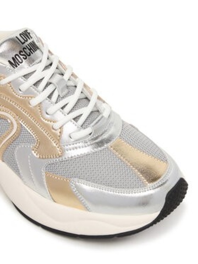 LOVE MOSCHINO Sneakersy JA15456G0OIQC90A Biały
