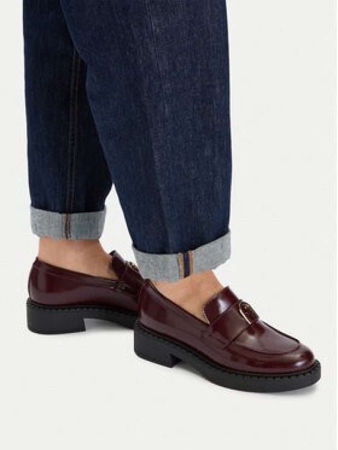 Furla Loafersy New Legacy YJ81FNL BX4042 AL 26700 Bordowy