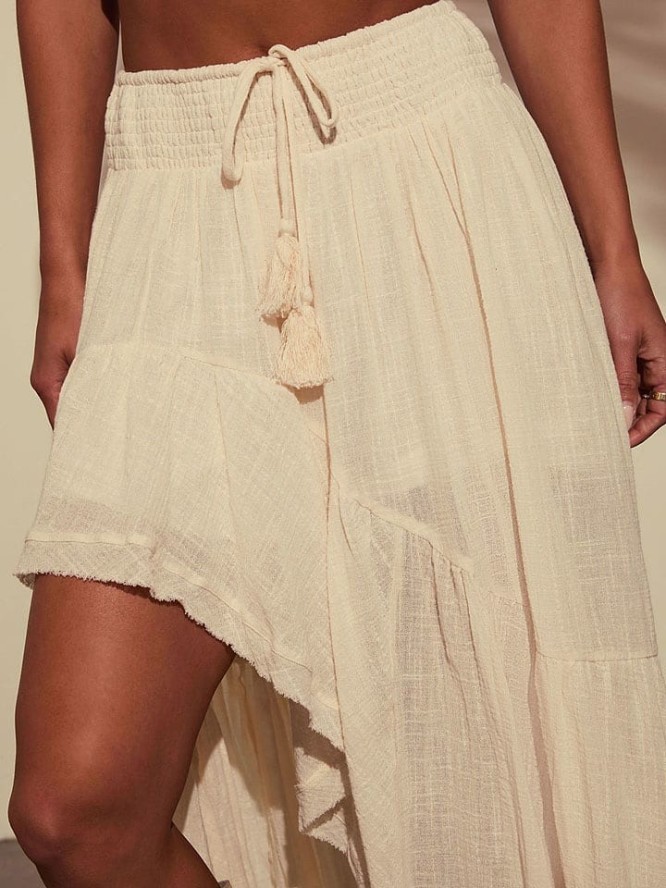 Milan Kiss Spódnica w kolorze kremowym rozmiar: L