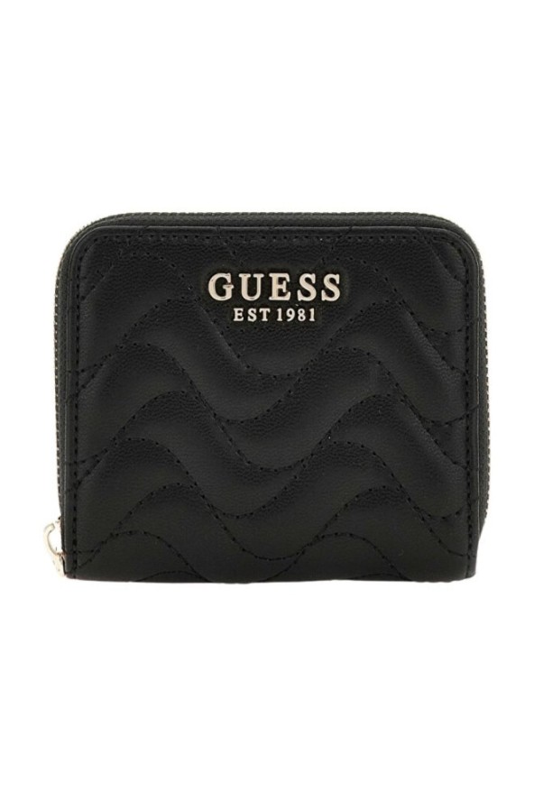 GUESS Czarny mały portfel damski Melisandra