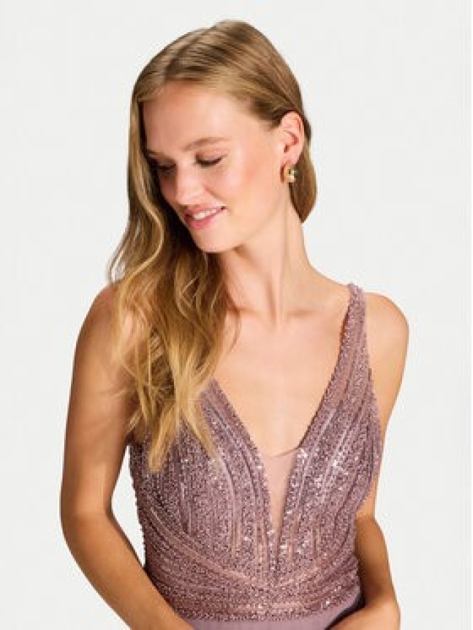 Hey Kyla Sukienka wieczorowa 5AG015HK Różowy Regular Fit