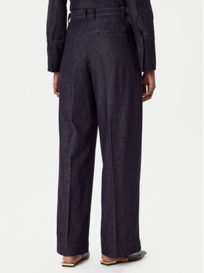 French Connection Jeansy 74ZAU Granatowy Wide Leg