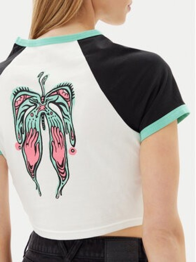 Volcom T-Shirt Alix 2 B3512506 Biały Slim Fit