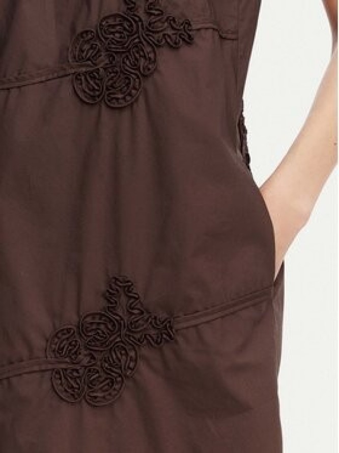 Marella Sukienka codzienna Barca 2613221302 Brązowy Regular Fit