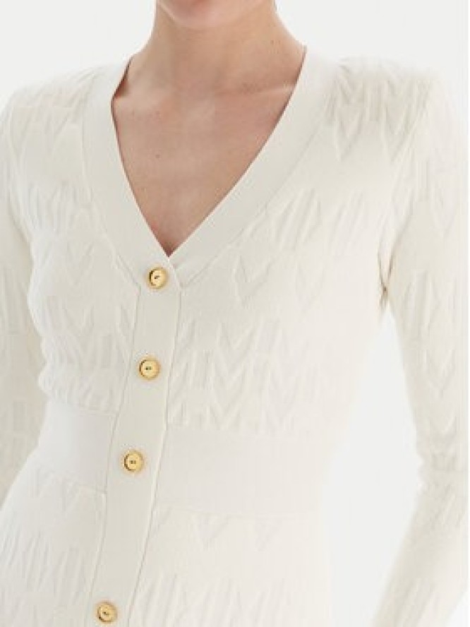 Marciano Guess Sukienka 5BGK04 5661Z Écru Slim Fit