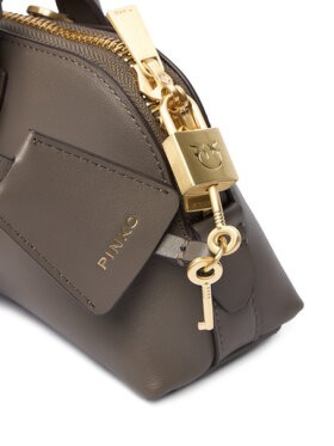 PINKO Torebka Bowling Bag Baguette AI 25-26 PLTT 105334 A0QO Szary