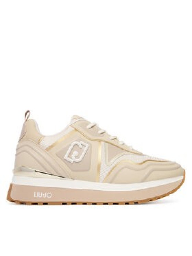Liu Jo Sneakersy Maxi Wonder Tech 01 BA6021 TX519 Beżowy