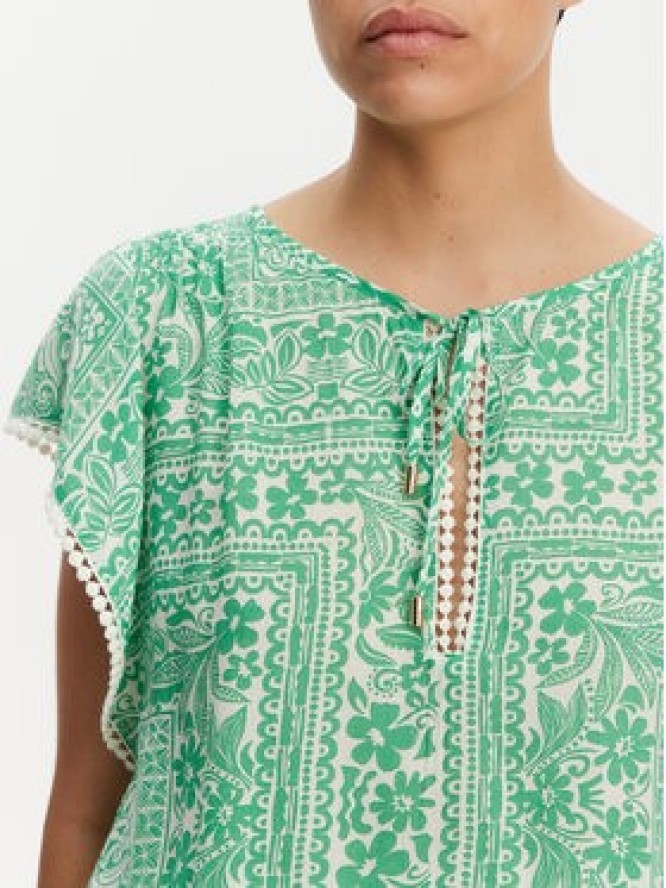 Melissa Odabash Sukienka letnia Keri Zielony Regular Fit