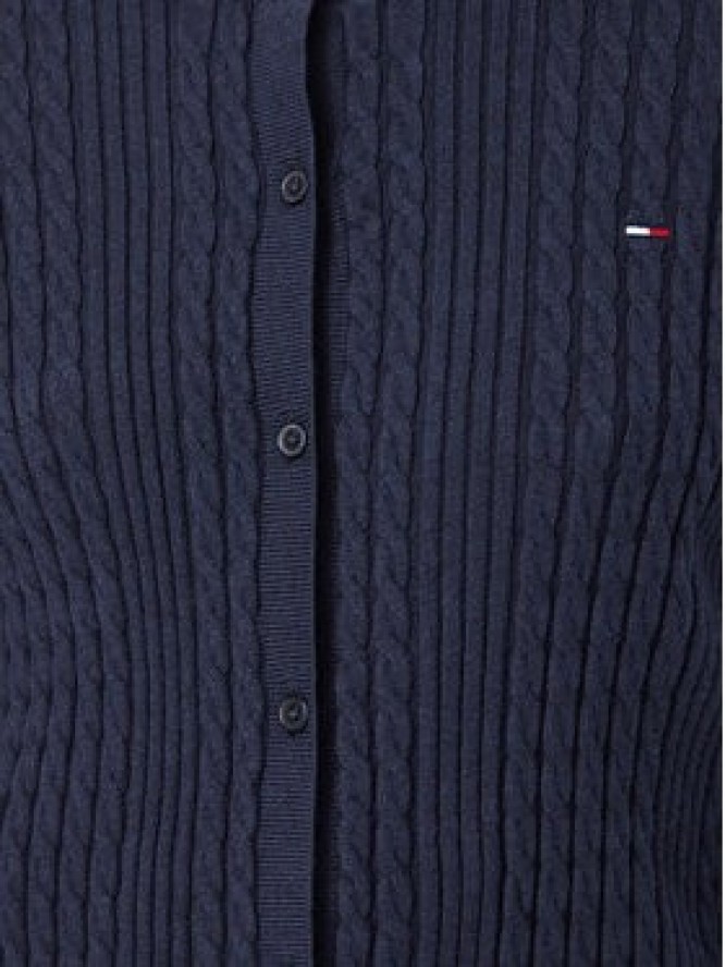 Tommy Jeans Kardigan DW0DW23458 Granatowy Regular Fit