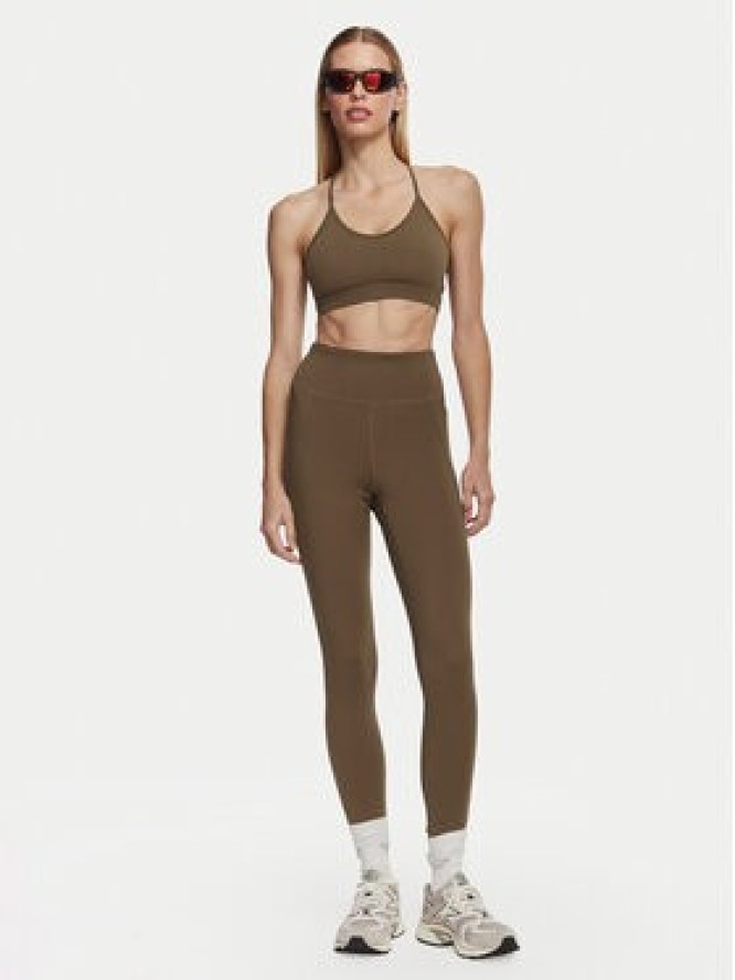 Reebok Legginsy RK25975CCW Brązowy Slim Fit