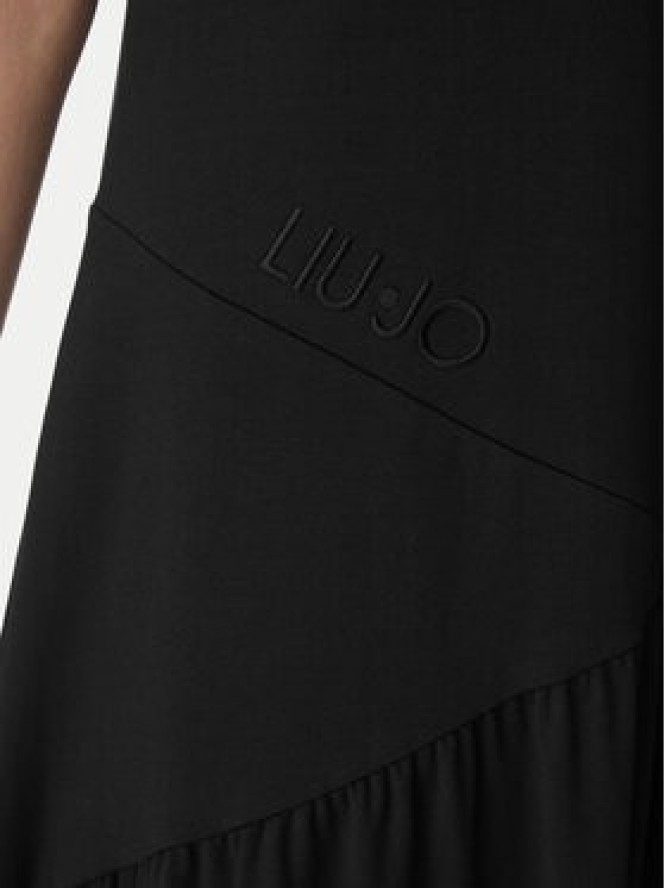 Liu Jo Sport Sukienka codzienna TA6237 J3855 Czarny Relaxed Fit
