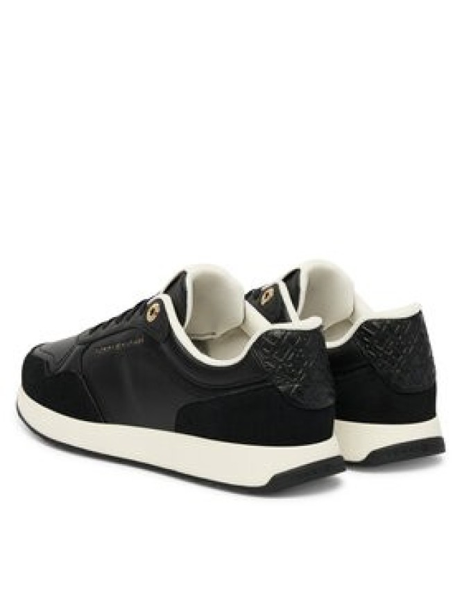 Tommy Hilfiger Sneakersy Monogram Mix Material Runner FW0FW09267 Czarny