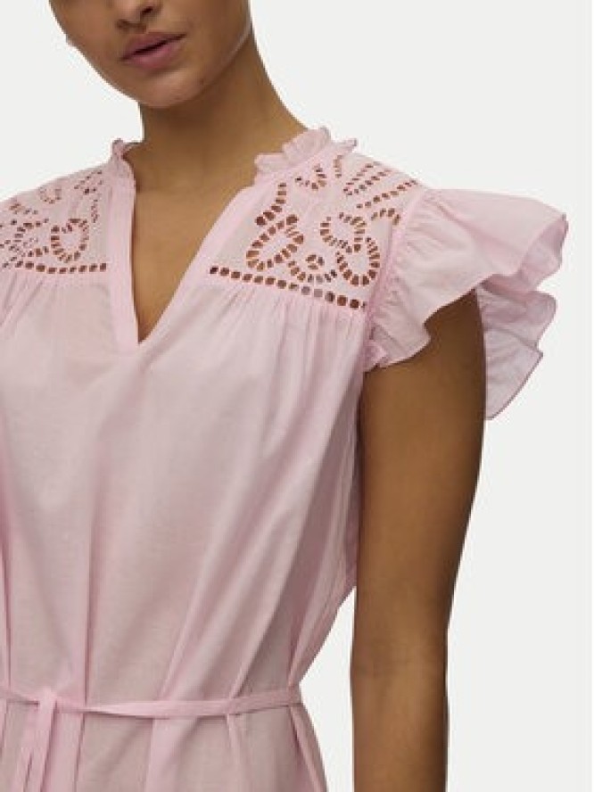 Vero Moda Sukienka letnia Line 10346970 Różowy jasny Oversize