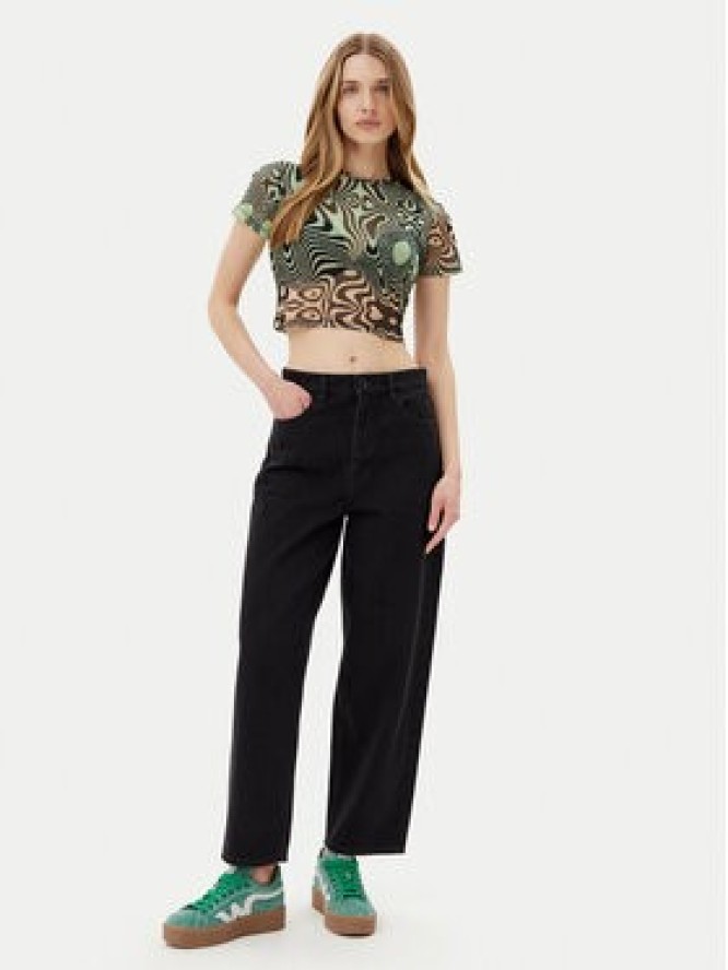 Volcom Jeansy Wellow B1912301 Czarny Loose Fit