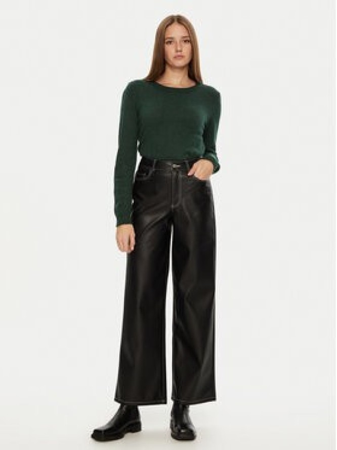 Vila Sweter Ril 14054177 Zielony Regular Fit