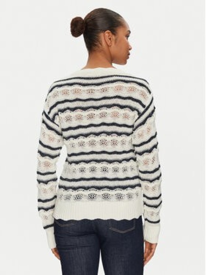 Guess Sweter W5GR35 Z3NJ0 Beżowy Regular Fit