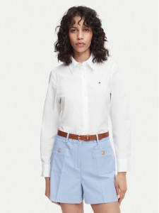 Tommy Hilfiger Koszula WW0WW47169 Biały Regular Fit