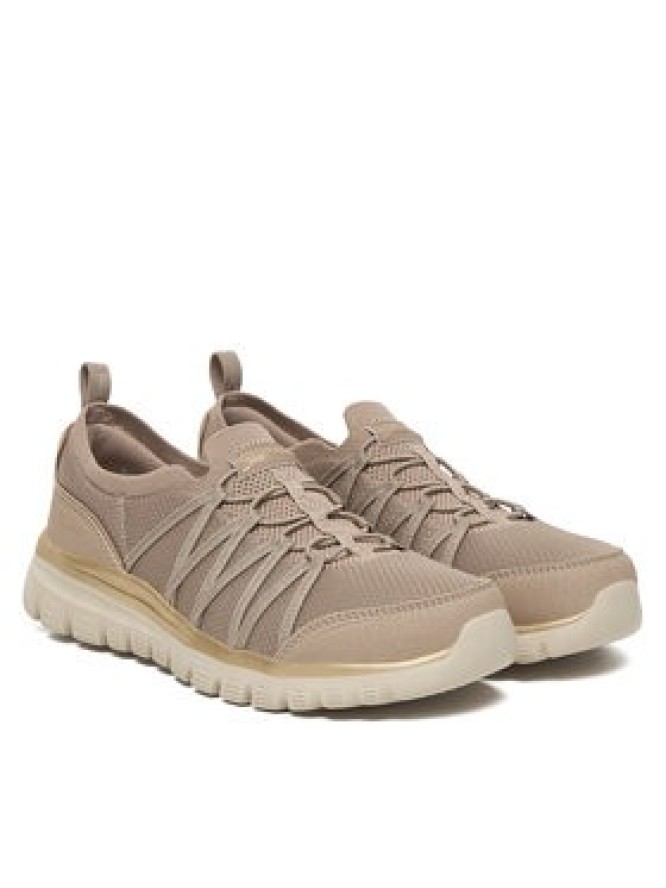 Skechers Sneakersy Graceful 100888/TPGD Beżowy