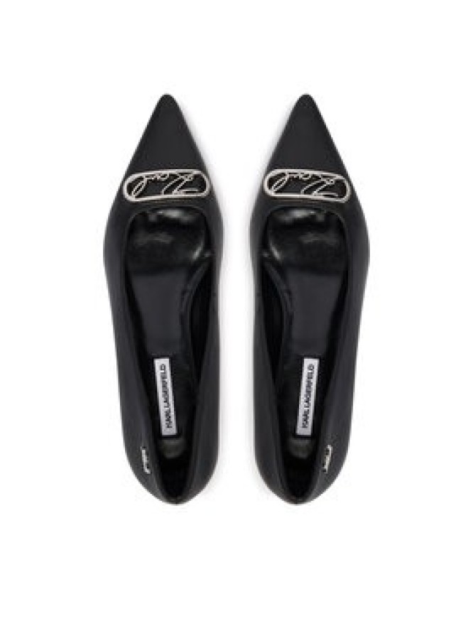 KARL LAGERFELD Czółenka Pasha Signia KL30121 Czarny