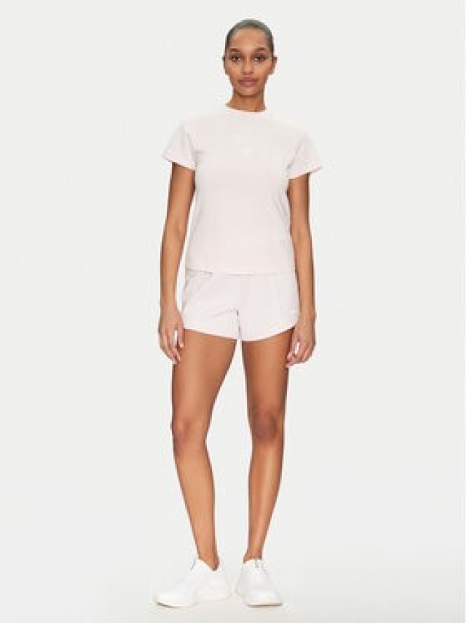 Guess T-Shirt V4YI21 KCDH1 Różowy Slim Fit