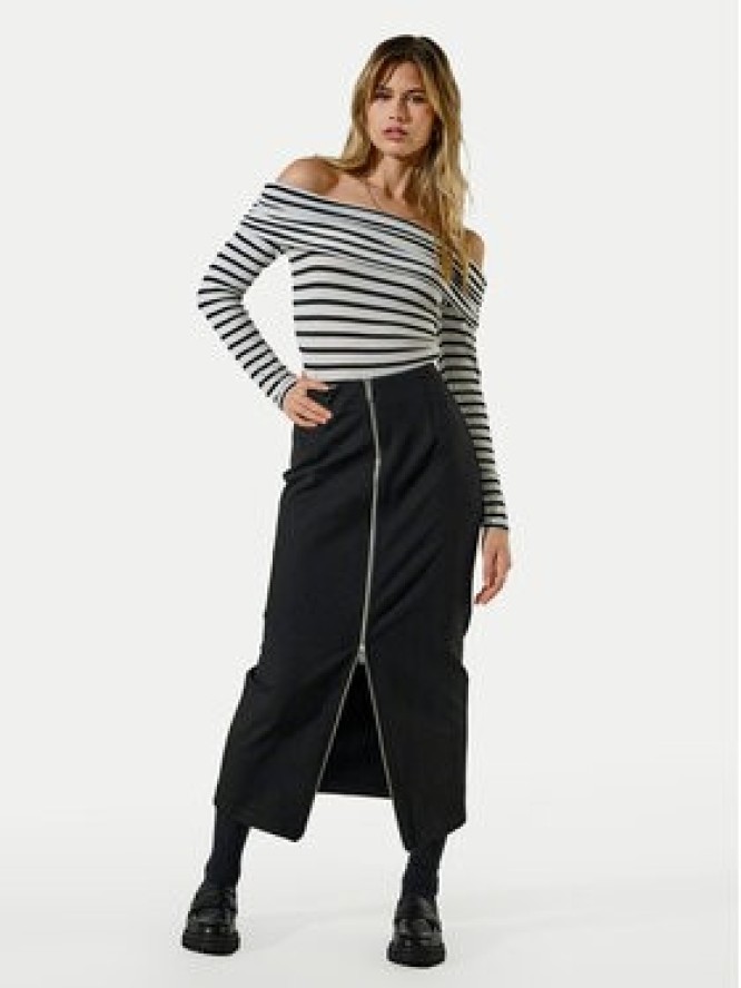 ONLY Spódnica maxi Marcella 15338423 Czarny Regular Fit