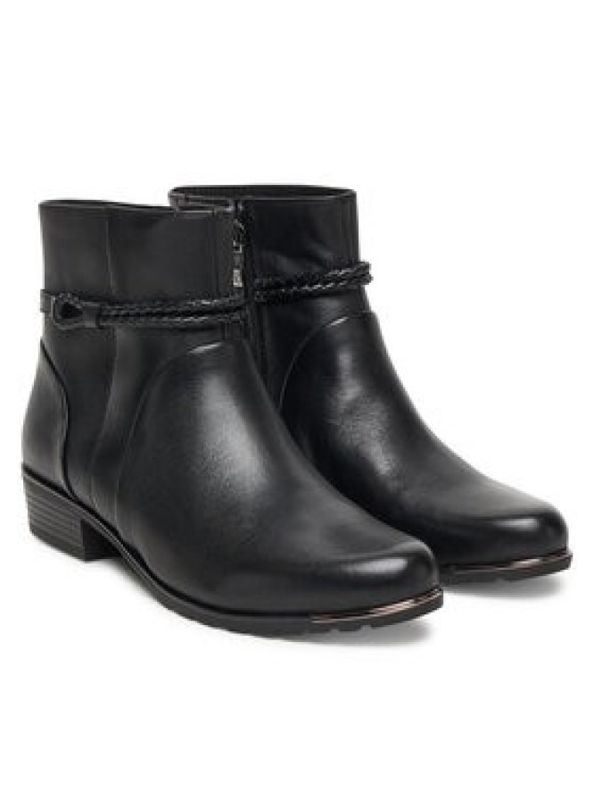 Caprice Botki 9-25404-45 Czarny