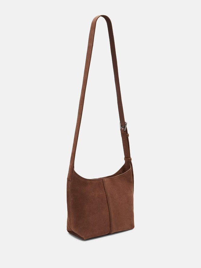 Liebeskind Berlin Skórzana torebka "Demi" w kolorze jasnobrązowym - 19 x 20 x 10 cm rozmiar: onesize