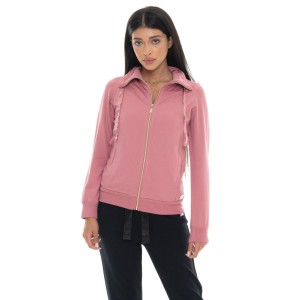 Bluza zimowa Leone 1947 Chic Tones Damen ze Stehkragen und Reißverschluss