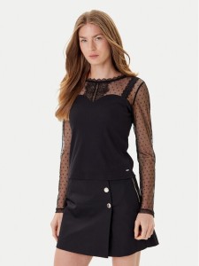 Morgan Bluzka 252-TIPO 979 Czarny Slim Fit