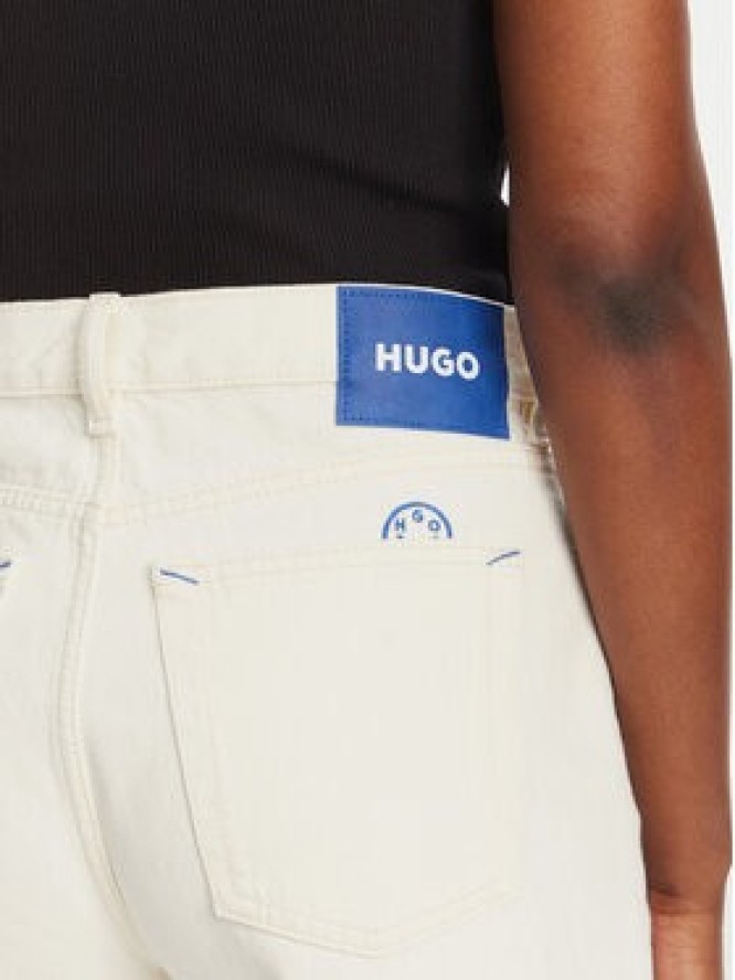 HUGO Szorty jeansowe Gimusa_1_B 50540160 Beżowy Regular Fit