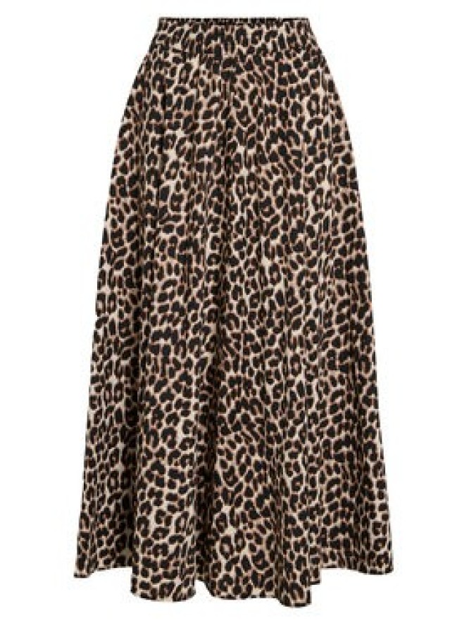 Vila Spódnica maxi Valencia 14106880 Brązowy Regular Fit