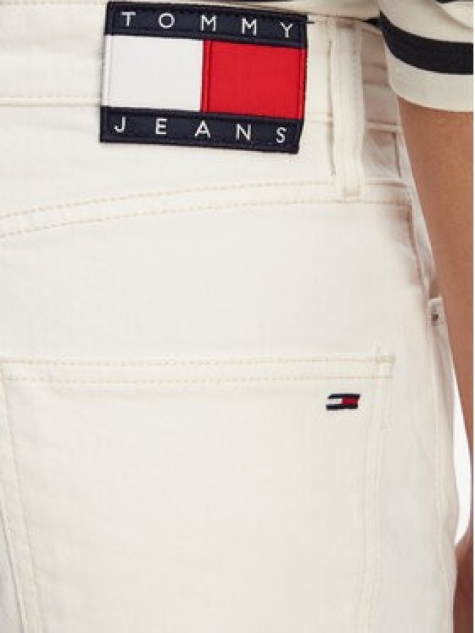 Tommy Jeans Jeansy Layla DW0DW20481 Biały Straight Fit