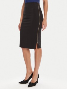 Rinascimento Spódnica ołówkowa CFC0125230003 Czarny Slim Fit