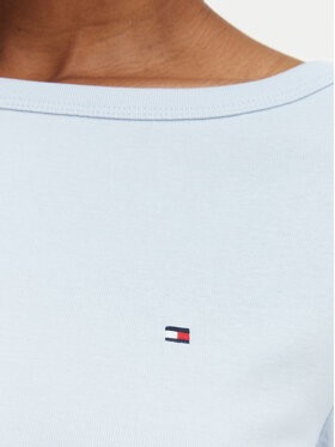 Tommy Hilfiger Bluzka Cody Boat-Nk WW0WW49928 Niebieski jasny Regular Fit