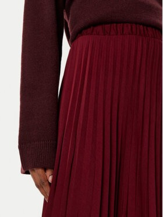 Gina Tricot Sweter 23231 Bordowy Regular Fit