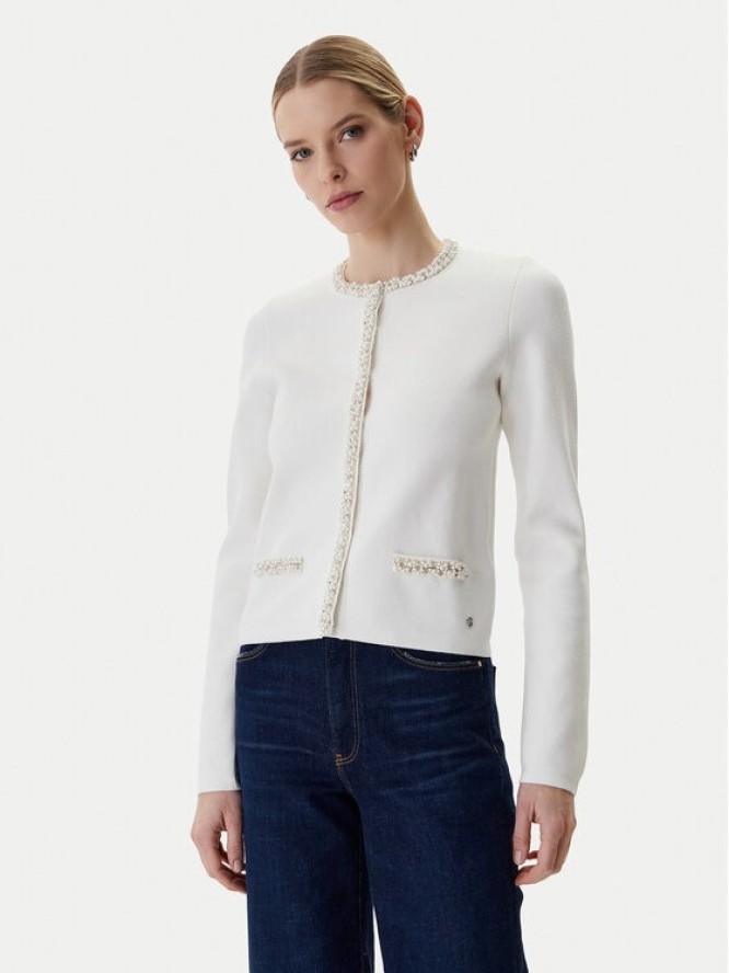 Guess Kardigan W6RR42 Z4422 Écru Regular Fit