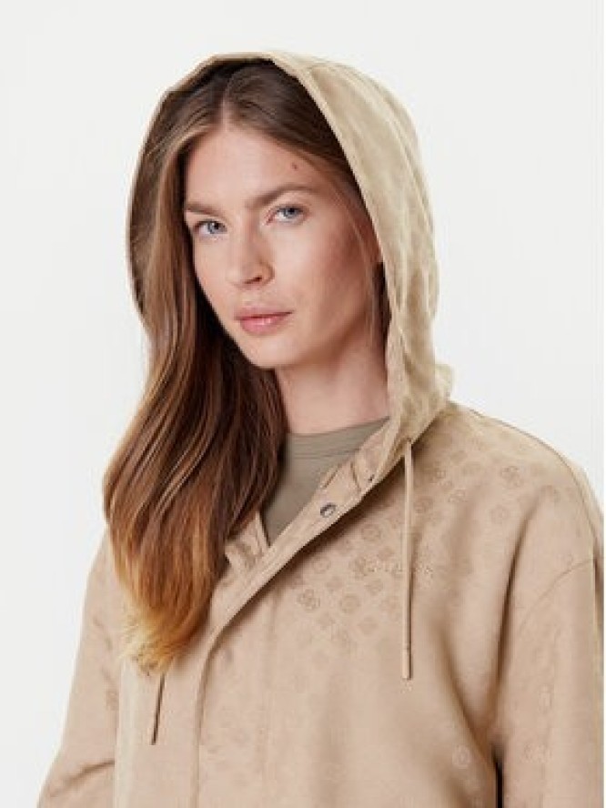 Guess Kurtka przejściowa V5YL02 WH492 Beżowy Regular Fit