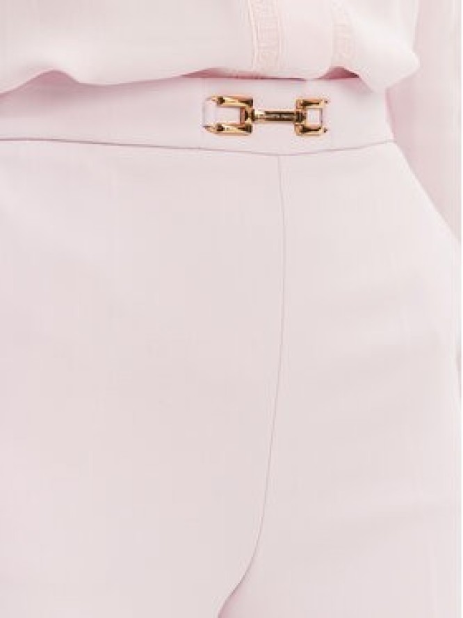 Elisabetta Franchi Szorty materiałowe SH-007-51E2-V240 Różowy Regular Fit